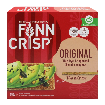 Хлебцы Finn Crisp Original Taste Ржаные 200g - Retromagaz