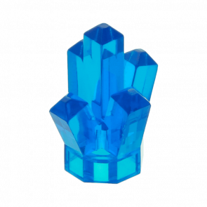 Скеля Lego Коштовність 4шт Crystal 5 Point 1 x 1 52 29377 30385 28623 4541538 6236962 Trans-Dark Blue Б/У