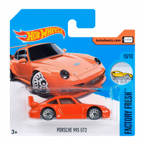 Машинка Базовая Hot Wheels Porsche 993 GT2 Factory Fresh 1:64 DTX58 Orange - Retromagaz