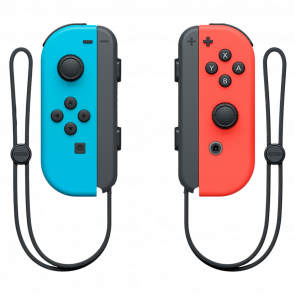 Контроллеры Беспроводной Nintendo Switch Joy‑Con Neon Blue Neon Red Новый - Retromagaz