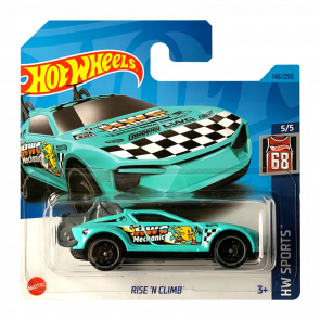 Машинка Базова Hot Wheels Rise 'N Climb Treasure Hunts Sports 1:64 HKL03 Light Blue - Retromagaz