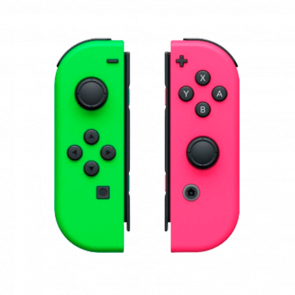 Контроллеры Беспроводной Nintendo Switch Joy-Con Neon Green Neon Pink Б/У