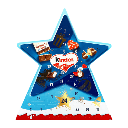 Адвент-Календарь Kinder Star Advent-Calendar 149g - Retromagaz