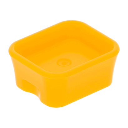 Посуда Lego Dish Rectangular 93082c 6037810 Bright Light Orange 2шт Б/У - Retromagaz