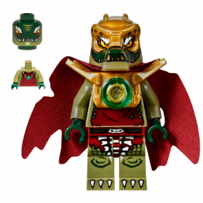 Фигурка Lego Crocodile Tribe Crominus Tattered Cape Legends of Chima loc023 Б/У