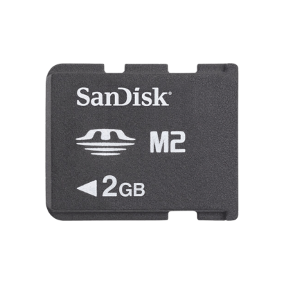 Карта Пам'яті SanDisk PlayStation Portable Go Memory Stick Micro M2 2GB Black Б/У - Retromagaz