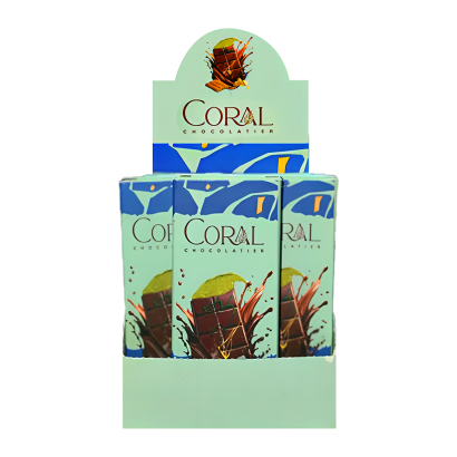 Набор Шоколад Coral Дубайский с Фисташкой 30% 36шт 100g - Retromagaz