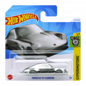 Машинка Базовая Hot Wheels Porsche 911 Carrera Keychain Experimotors 1:64 HRY64 Silver