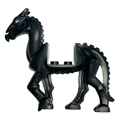 Фігурка Lego Земля Horse Thestral Skeletal with White Eyes Pattern Animals bb1296pb01 1167 39652 6236734 6386004 Black Б/У - Retromagaz