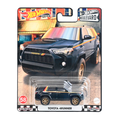 Машинка Premium Hot Wheels '18 Toyota 4Runner Boulevard 1:64 HCR18 Black - Retromagaz