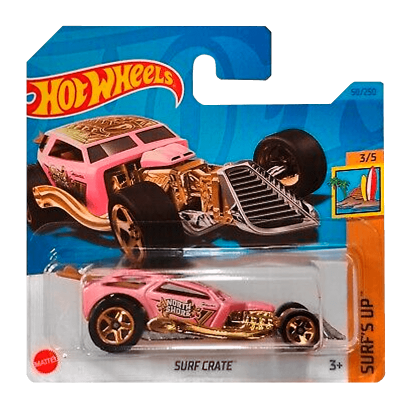 Машинка Базовая Hot Wheels Surf Crate Treasure Hunts Surf's Up 1:64 HKL06 Pink - Retromagaz