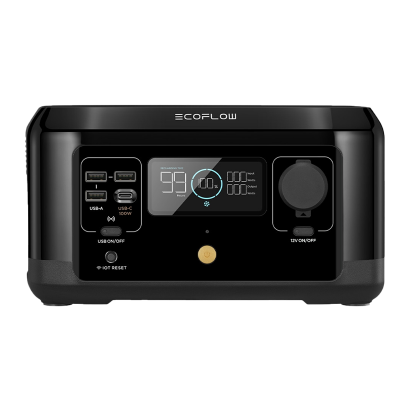 Зарядное Устройство EcoFlow RIVER Mini Wireless Black 210 Wh 300 W - Retromagaz