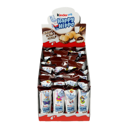 Упаковка Батончиков Kinder Happy Hippo Cocoa 1 Pieces 20.7g х 28шт - Retromagaz