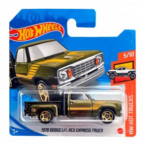 Машинка Базова Hot Wheels 1978 Dodge Li'l Red Express Truck Treasure Hunts Hot Trucks 1:64 GTC95 Green