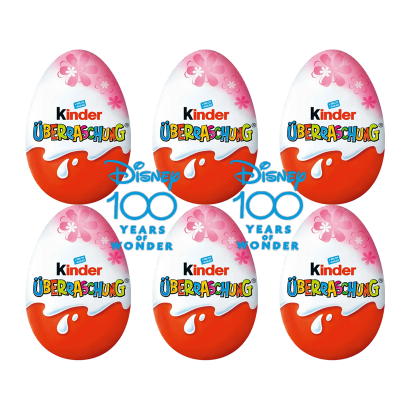 Набор Шоколадное Яйцо Kinder Surprise Disney 100 Years of Wonder 20g 6шт - Retromagaz