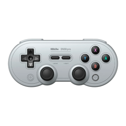 Геймпад Бездротовий 8BitDo SNES SN30 Pro Grey Б/У - Retromagaz