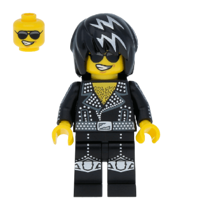 Фигурка Lego Series 12 Rock Star Collectible Minifigures col190 Б/У - Retromagaz