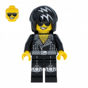 Фігурка Lego Series 12 Rock Star Collectible Minifigures col190 Б/У - Retromagaz