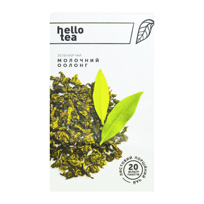 Чай Пакетированный Зеленый Hello Tea Молочный Оолонг 40g - Retromagaz