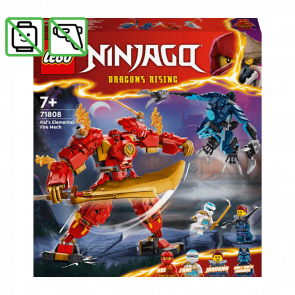 Конструктор Lego Робот Вогняної Стихії Кая Ninjago 71808 Без Фигурок Новый - Retromagaz