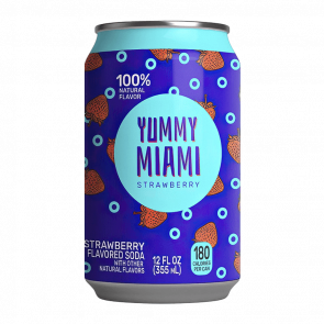 Напиток Yummy Miami Strawberry 355ml - Retromagaz