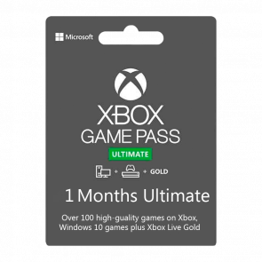 Подписка Microsoft Xbox Series Game Pass Ultimate 1 Месяц Новый