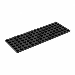 Пластина Lego Звичайна 4шт 6 x 16 3027 302726 Black Б/У