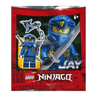 Конструктор Lego Фигурка Jay Foil Pack Secrets of the Forbidden Spinjitzu Ninjago 892064 njo548 Новый - Retromagaz