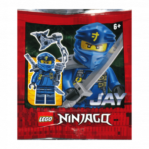 Конструктор Lego Фигурка Jay Foil Pack Secrets of the Forbidden Spinjitzu Ninjago 892064 njo548 Новый - Retromagaz