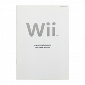 Инструкция Nintendo Wii Channels & Settings English White Б/У - Retromagaz