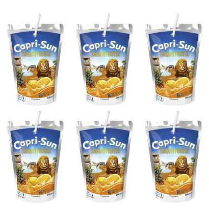 Набор Напиток Соковый Capri-Sun Safari Fruits 200ml 6шт - Retromagaz