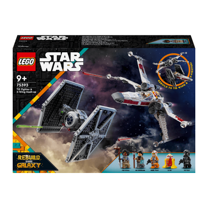 Конструктор Lego Винищувач TIE і Корабель X-wing Star Wars 75393 Новий - Retromagaz