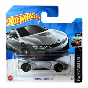 Машинка Базовая Hot Wheels BMW i8 Roadster Roadsters 1:64 HKH44 Silver - Retromagaz