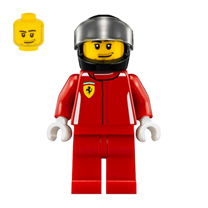 Фігурка Lego Speed Champions Ferrari Race Car Driver 1 Інше sc001 Б/У - Retromagaz