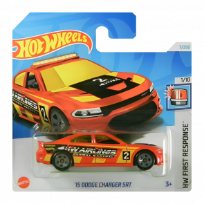 Машинка Базовая Hot Wheels '15 Dodge Charger SRT First Response 1:64 HTB56 Red