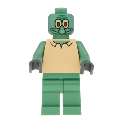 Фігурка Lego SpongeBob SquarePants Squidward Cartoons bob003 Б/У - Retromagaz