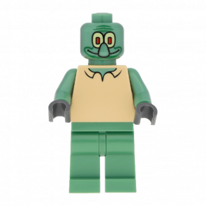 Фигурка Lego SpongeBob SquarePants Squidward Cartoons bob003 Б/У - Retromagaz