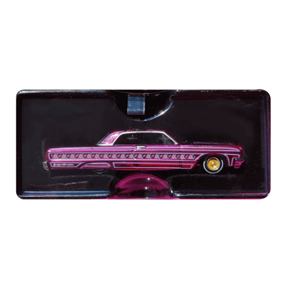 Машинка Premium Hot Wheels '64 Impala Red Line Club RLC 1:64 GLH86 Pink - Retromagaz