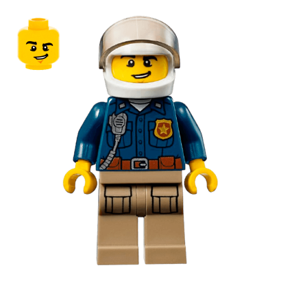 Фигурка Lego Police 973pb3011 Mountain Officer Male City cty0868 Б/У - Retromagaz