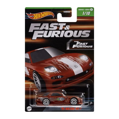 Тематическая Машинка Hot Wheels '95 Mazda RX-7 Fast & Furious 1:64 HNR88/HNT01 Red - Retromagaz