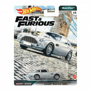 Машинка Premium Hot Wheels Aston Martin DB5 Fast & Furious 1:64 GPK55 Silver - Retromagaz