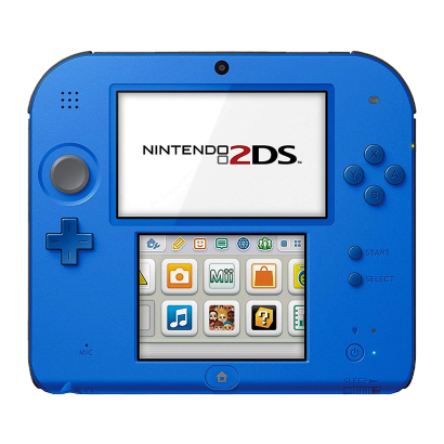 Консоль Nintendo 2DS Модифицированная 32GB Blue + 10 Встроенных Игр Б/У - Retromagaz