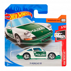 Машинка Базовая Hot Wheels '71 Porsche 911 Rescue 1:64 FYC80 White - Retromagaz