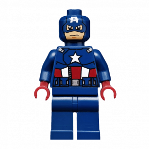 Фигурка Lego Marvel Captain America Dark Red Hands Mask Super Heroes sh0014 Б/У - Retromagaz