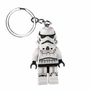 Брелок Lego Stormtrooper Key Chain Dual Molded Helmet 853946 White Б/У - Retromagaz