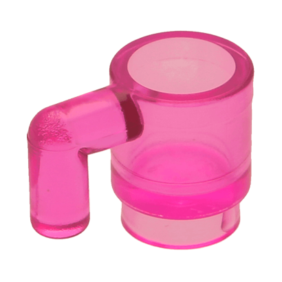 Посуда Lego Cup 3899 6264 28655 4143404 6167767 Trans-Dark Pink 4шт Б/У - Retromagaz