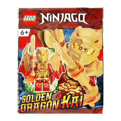 Конструктор Lego Фигурка Golden Dragon Kai Foil Pack Ninjago 892291 njo757 Новый - Retromagaz