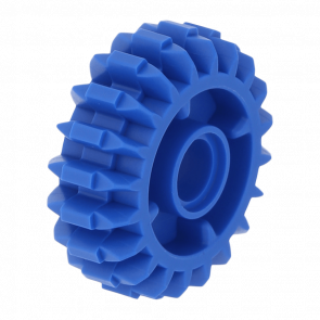 Technic Lego Шестірня 20 Tooth Double Bevel with Clutch on Both Sides 35185 6224999 Blue Б/У - Retromagaz