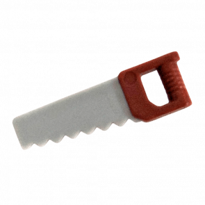 Госп. Інвентар Lego Saw Reddish Brown Handle Pattern 18983pb01 6093826 Light Bluish Grey Б/У