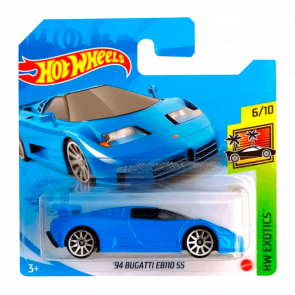 Машинка Базова Hot Wheels '94 Bugatti EB110 SS Exotics 1:64 GRX25 Blue - Retromagaz